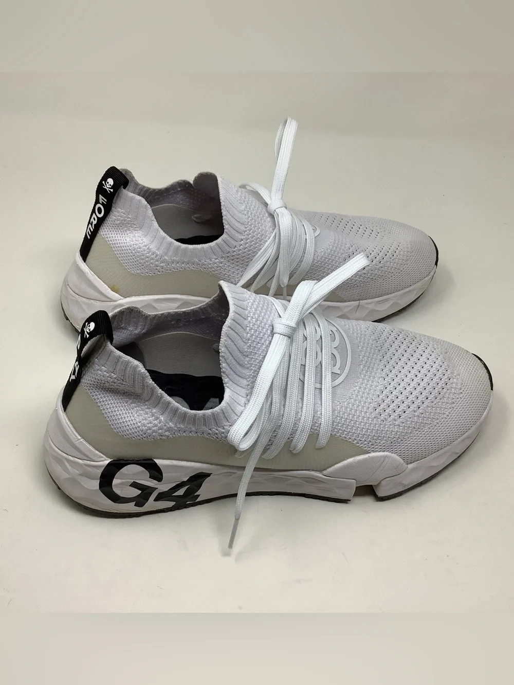 G/Fore White MG4.1 Knit Spikeless Golf Shoe Size 11